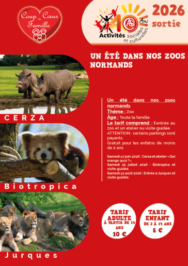 Un été dans nos zoos normands