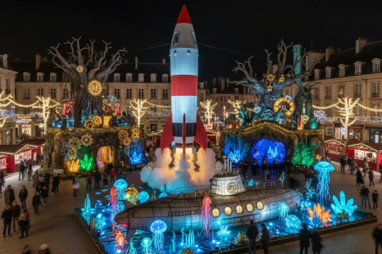 Marché de Noël à Amiens